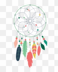 Silhouette Dream Catcher Png Image With - Clipart