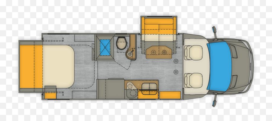 Renegade Ikon Rv For Sale - 2018 Renegade Vienna Qrs Floorplan Png,Renegade Icon