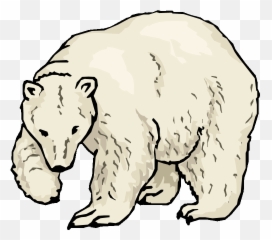 Polar Bear Black And White Clipart - Clipart Suggest Polar Bear Clip Art Png,Batman Icon 16x16