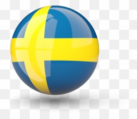 Sphere Icon Illustration Of Flag Sweden - Round Glossy Flag png