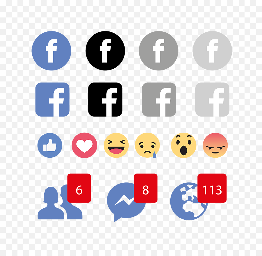 Svg Transparent Download Facebook Icon - Facebook Logo Emoji Png,Fb Logo