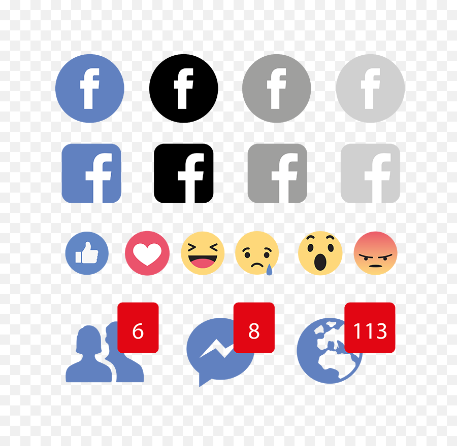 Svg Transparent Download Facebook Icon Facebook Logo Emoji Png Free Transparent Png Images Pngaaa Com