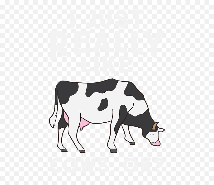 I Just Really Like Cows Funny Cow Farmer Greeting Card For - Animal Figure Png,Cute Cow Icon