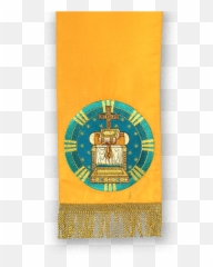 Bookmark For The Gospel With An Embroidered Icon Etimasia - Throne Prepared Rug png