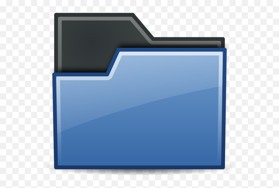 Folder Icon Free Svg - Azul Carpeta Png,Google Drive Folder Icon