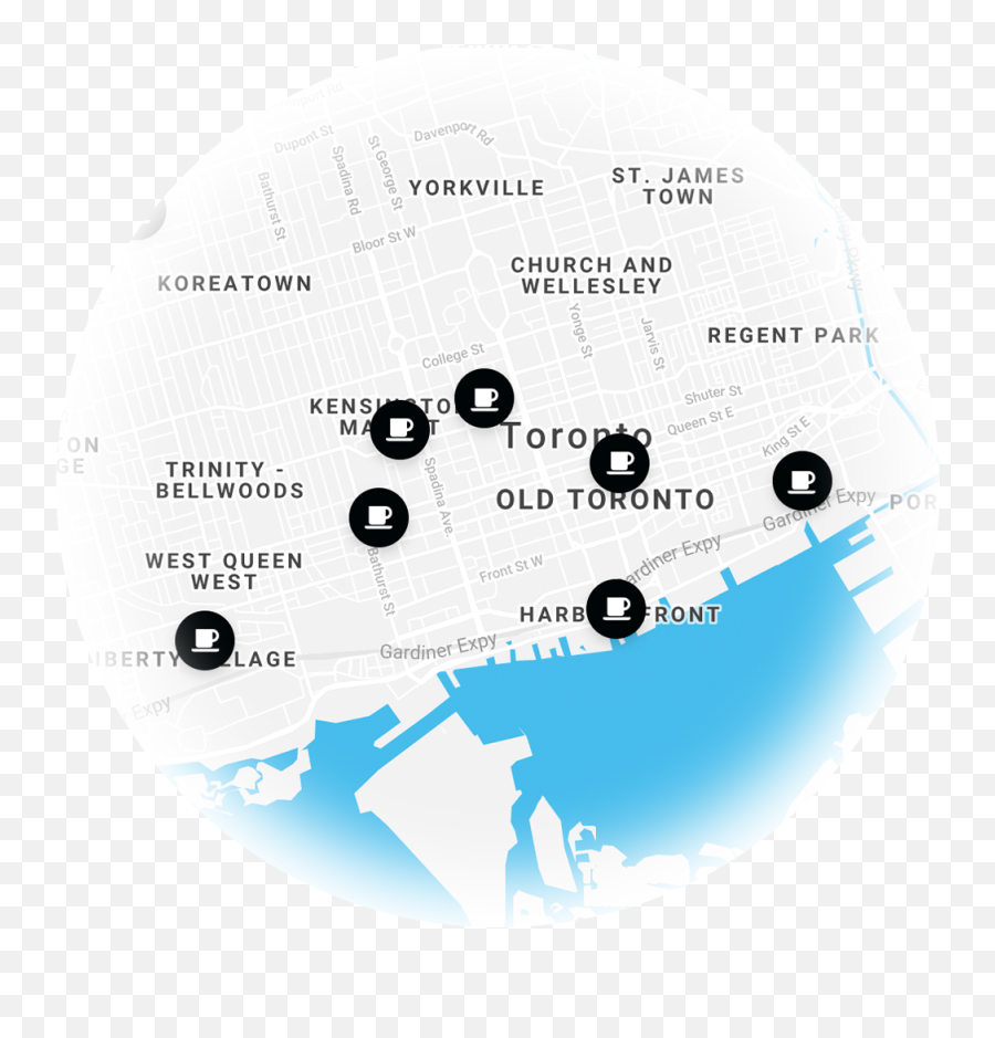 Beautiful Custom Google Maps For Squarespace - Queens Quay West Png,Squarespace Icon Set