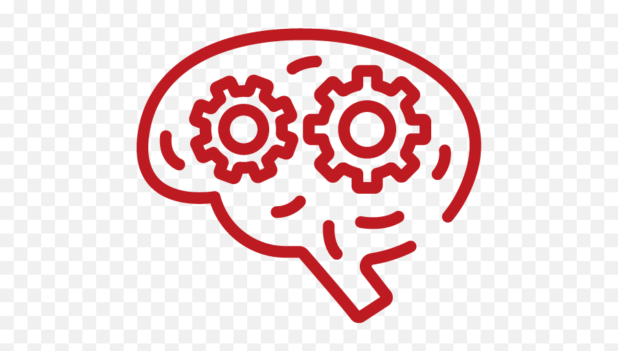 Advantages - Royal High Precision Spindles Icon Brain With Gears Png,Man At Desk Icon