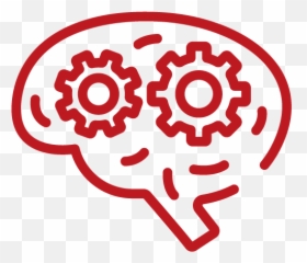 Advantages - ROYAL High Precision Spindles Icon Brain With Gears png