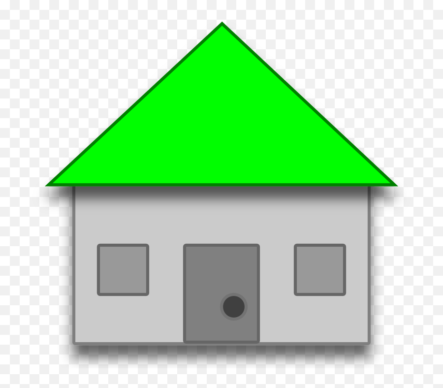 Home Icon Png Clip Art Transparent Image - Triangle House Roof Clipart,Townhome Icon