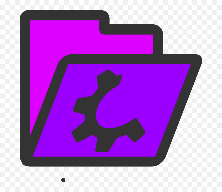 Free Clipart Folder Violet Open Anonymous - Clip Art Png,Folder Icon Clip Art