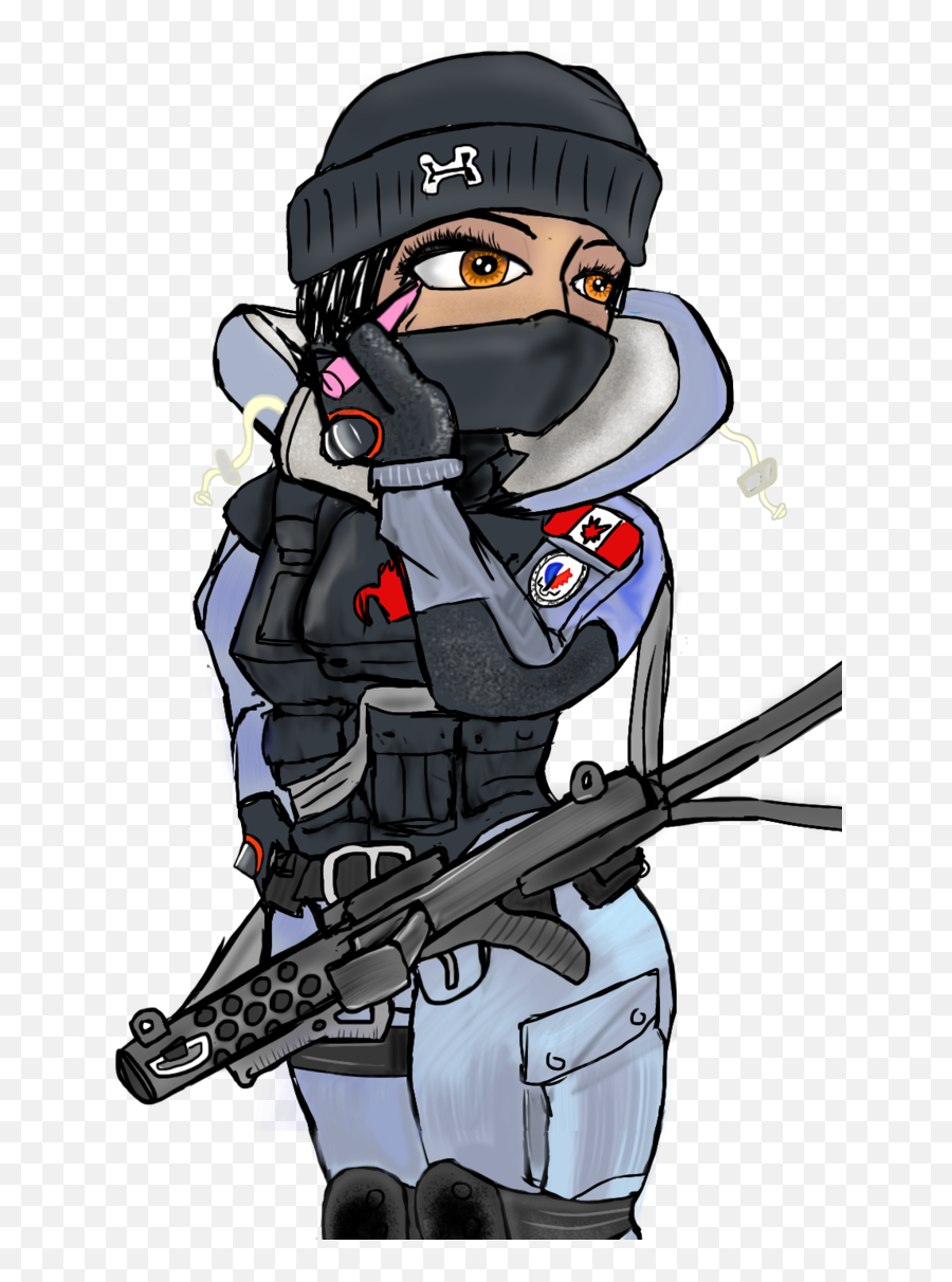 Download Rainbow Six Siege Frost By Wtf - Rainbow Six Siege Rainbow Six Siege Anime Fanart Png,Rainbow Six Png