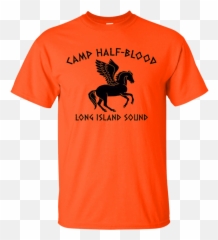 Camp Half Blood Shirt - Orange Camp Half Blood T Shirt Png,Camp Half Blood Logo