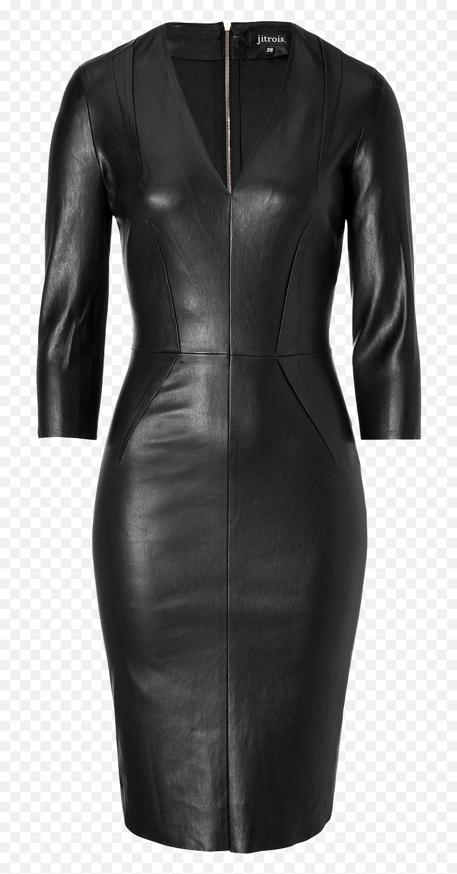 Jitrois Tight Black Leather Dress Miley Cyrus - Avenuesixty Dress Png,Miley Cyrus Png