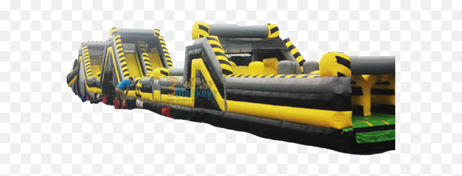 Nuclear 115ft Obstacle Course Rental Www - Inflatable Png,Nuclear Explosion Transparent