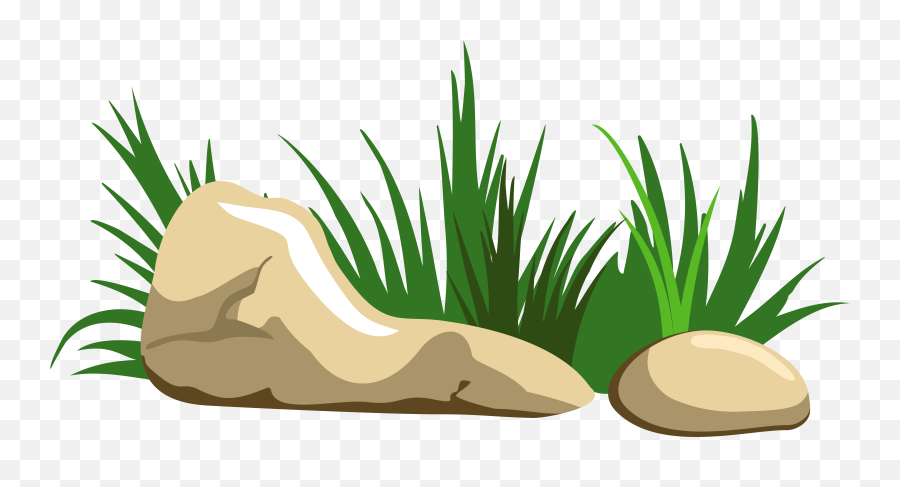Clipart Of Ground Stones And Rocks Transparent Cartoon - Stone And Grass Cartoon  Png,Rocks Transparent Background - free transparent png images 