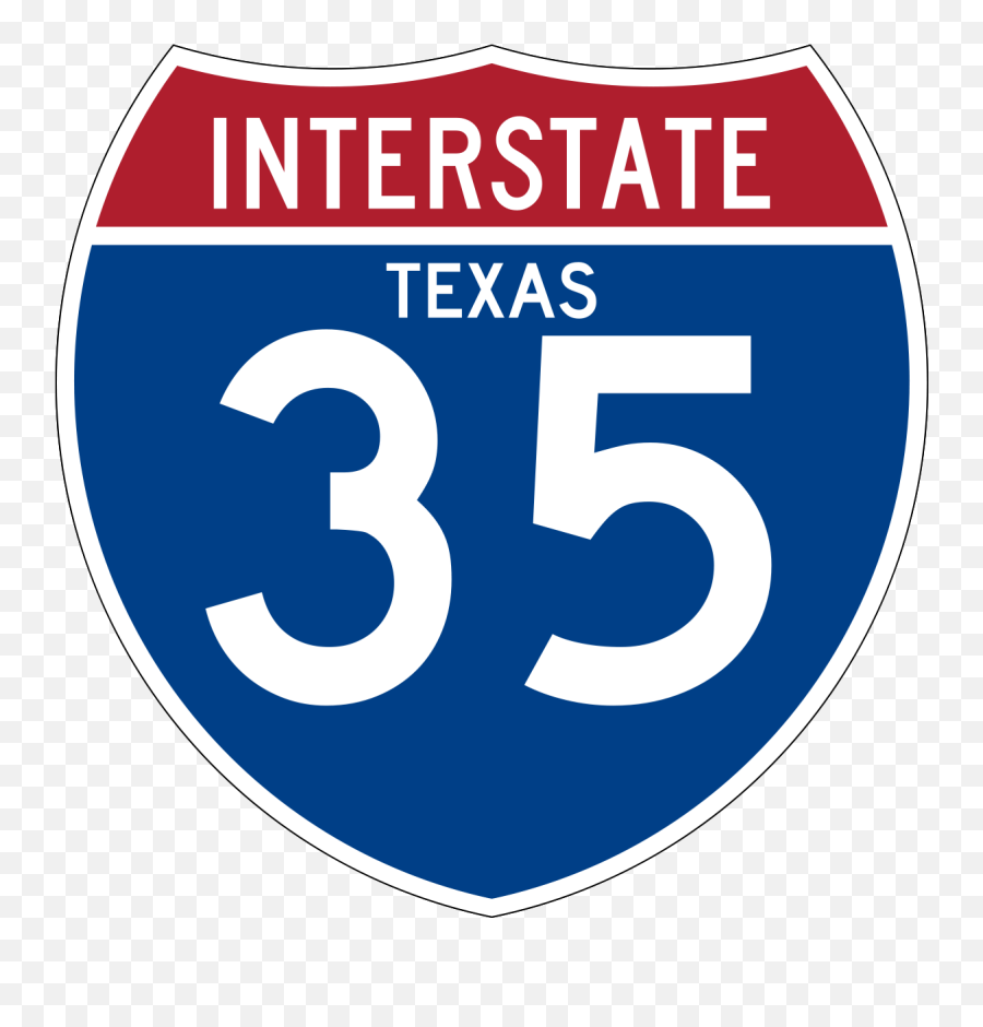 Interstate 35 In Texas - Wikidata Interstate I 35 Png,Texas Png