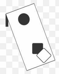 Cornhole Clipart Corn Hole - Cornhole Board Clip Art Png,Cornhole Png