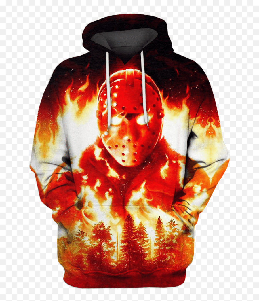 Friday The 13th Jason Voorhees Tshirt - Zip Hoodies Apparel Tee Shirt Jason Voorhees Png,Jason Vorhees Png