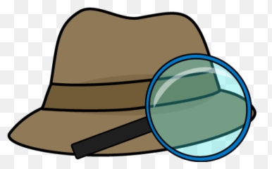 Magnifying Glass Clipart Transparent Background - Clipartingcom Glass And Hat png