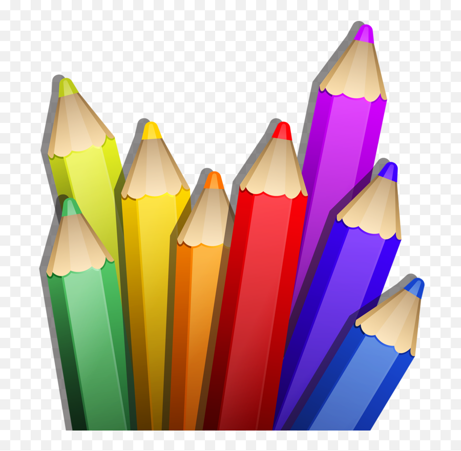 Pencils Clipart Art Supply Transparent - Pencil Color Clipart Png,Pencils Png