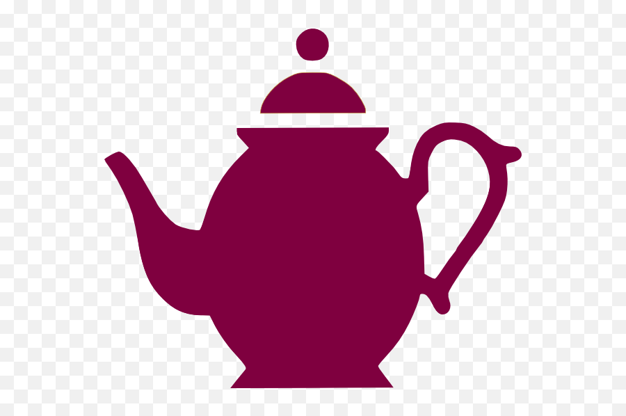 Teapot Pouring Magenta Clip Art - Teapot Silhouette Alice In Wonderland Tea Cup Cartoon Png,Pouring Png