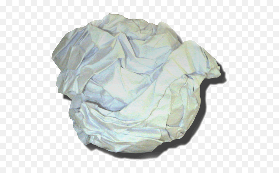 Crumpling - Bolinha De Papel Png,Crumpled Paper Png