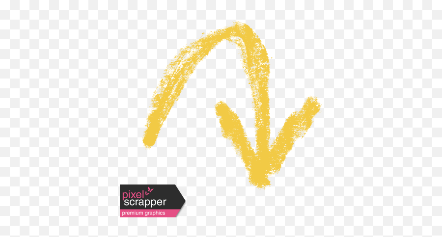 Xy - Hand Drawn Arrow Yellow Png,Yellow Arrow Png