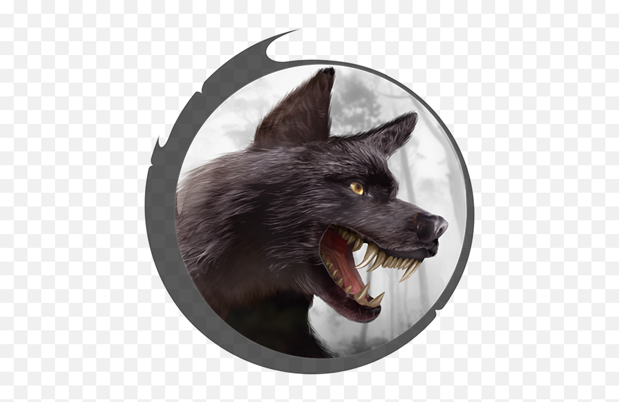 Download Hud Avatar Black Wolf - Wolf Online Simulator Wolves Png,Black Wolf Png