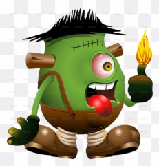Lab Clipart Frankenstein Picture 1495885 - Monster Cartoon Png Transparent,Frankenstein Png