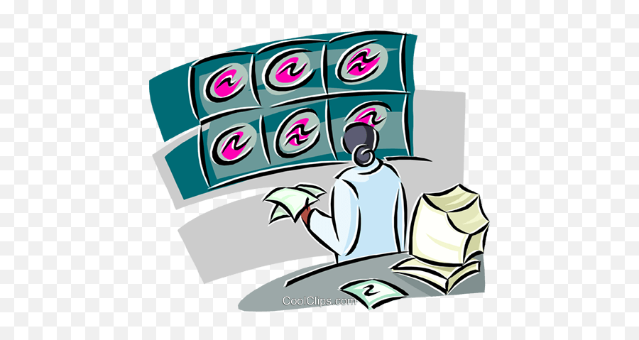 Nurse Studying X - Rays Royalty Free Vector Clip Art Clip Art Png,Studying Png