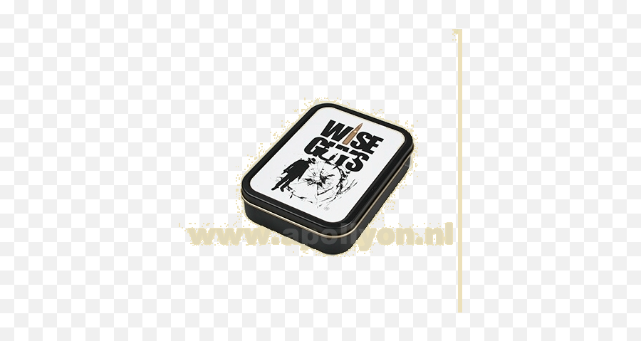 Box Square Tin Wiseguys White Bullet Hole 1 8x11cm - Iphone Png,Bullet Hole Transparent