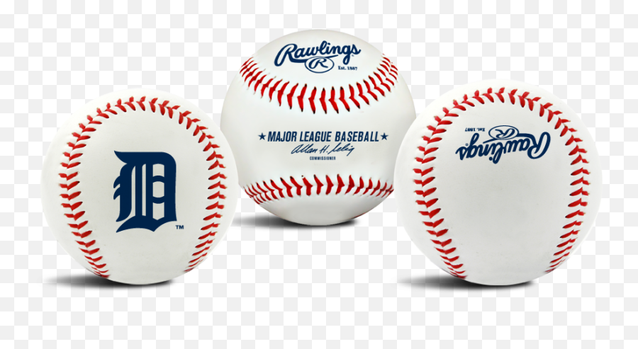 Detroit Tigers Rawlings The Original Team Logo Baseball - San Diego Padres Baseball Png,Detroit Tigers Logo Png