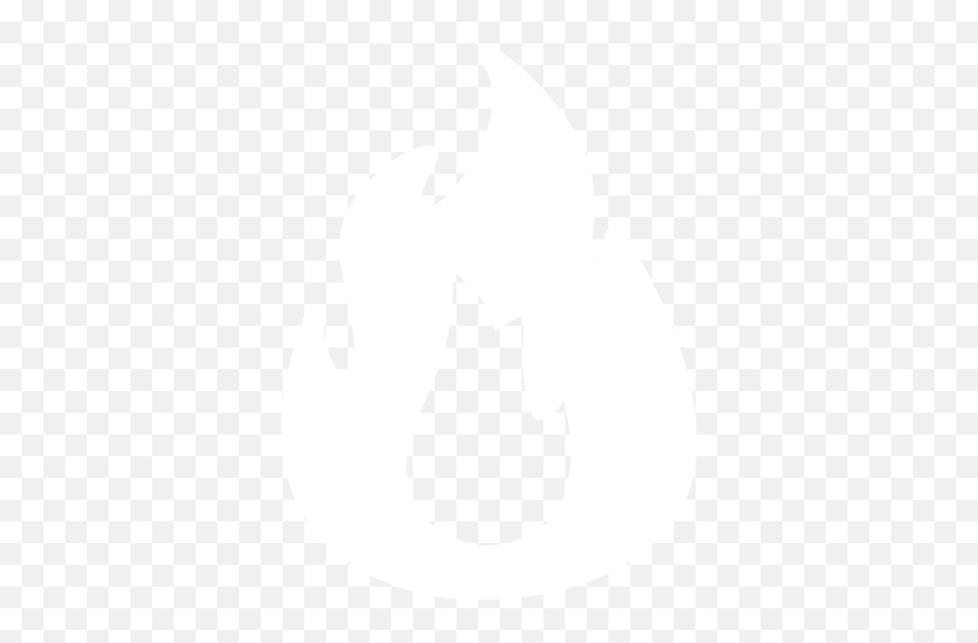 White Fire 2 Icon - Fire Icon Png White,Fire Symbol Png