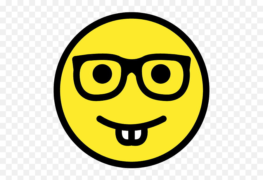 Nerd Face Emoji - Emoji Estudioso Png,Nerd Emoji Png