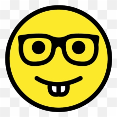 Nerd Face Emoji - Emoji Estudioso Png,Nerd Emoji Png