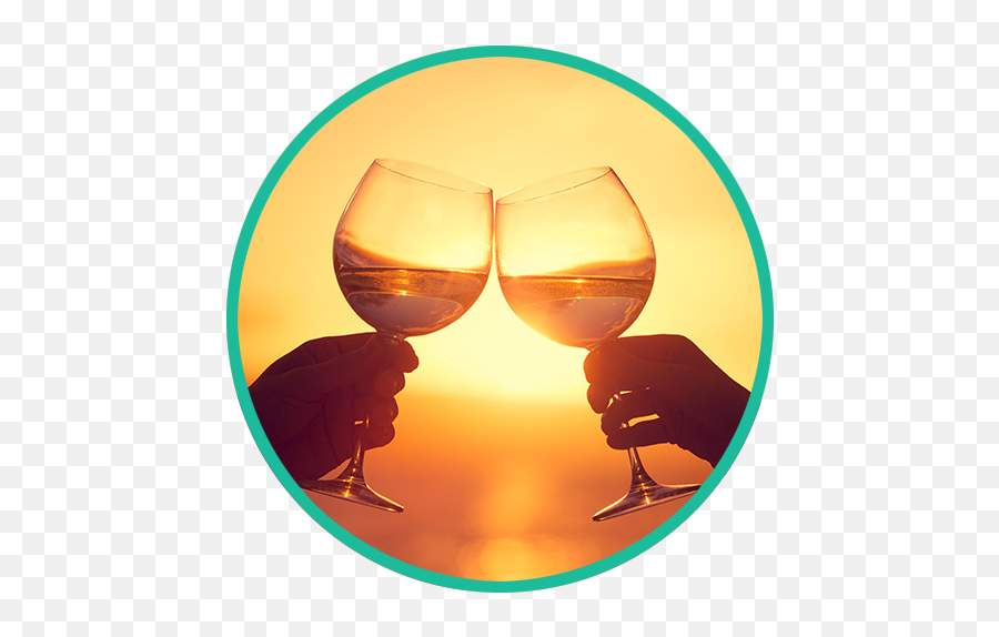 Wine Glass Cheers Png Image - Cheers Wine Glasses Sunset,Cheers Png