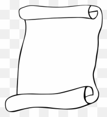 Download Hd Pergamino Blanco Png - Letter Of Paper Clip Arts,Pergamino Png