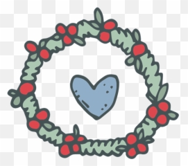Heart Wreath Hand Drawn Cartoon Icon 32 - Png