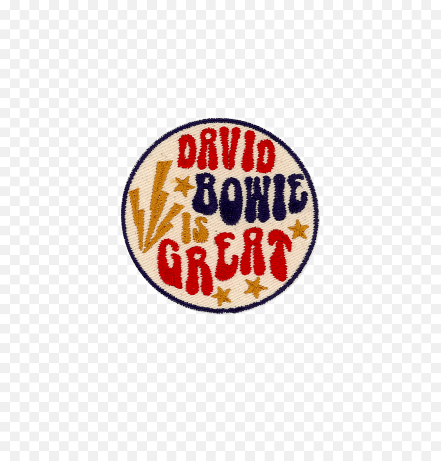 David Bowie Is Great Patch - David Bowie Patches Png,David Bowie Logo