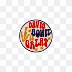 David Bowie Is Great Patch - David Bowie Patches Png,David Bowie Logo