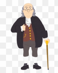 Benjamin Franklin Cartoon Png - Benjamin Franklin South Park,Benjamin Franklin Png