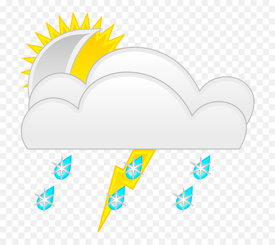 Cloud Sun Moon - Free Vector Graphic On Pixabay Weather Icons Clipart Gif Png,Sun And Moon Logo