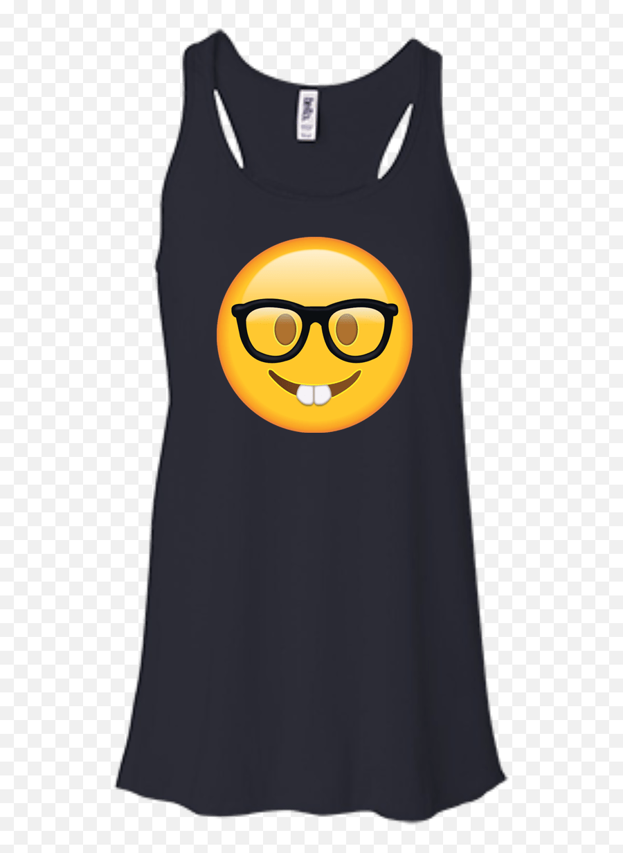 Download Hd Nerd Glasses Emoji Shirt Hoodie Tank - Shirt Supernatural T Shirts Png,Nerd Glasses Transparent Background