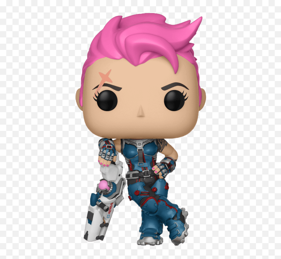 Download Zarya Pop Vinyl Figure - Pink Hair Funko Pop Png,Zarya Transparent