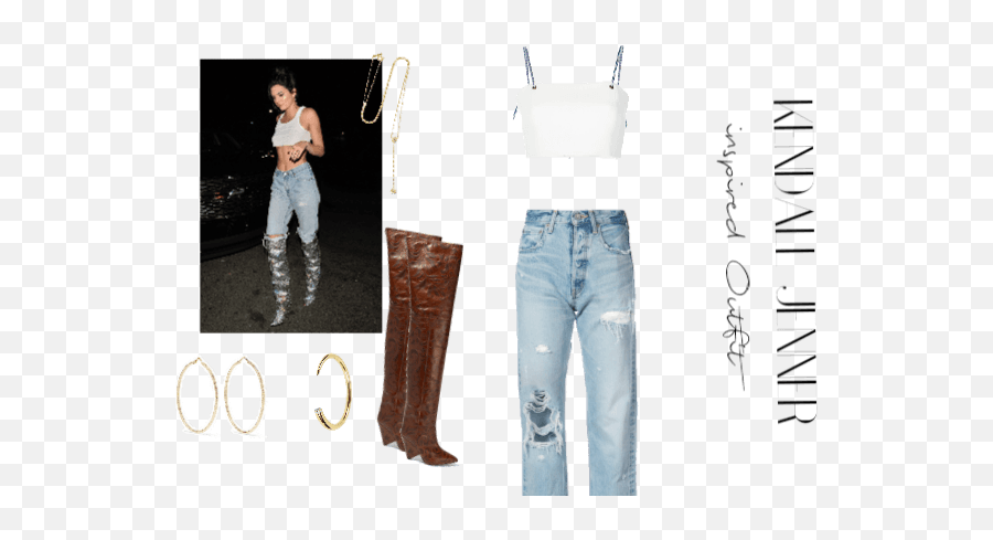 Download Kendall Jenner Inspired Outfit - For Teen Png,Kendall Jenner Png