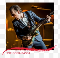 Joe Bonamassa British Blues Explosion Live U2022 Connecticut - Epiphone Black Beauty png