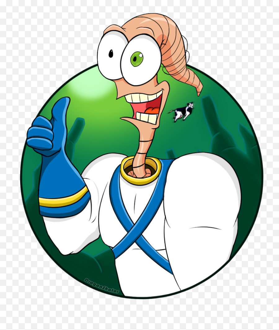 Groovy By Dragonskator - Fur Affinity Dot Net Fictional Character Png,Earthworm Jim Logo