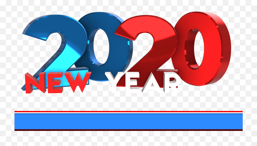 3d Text Royalty Free Transparent Images - New Year 2020 Text Png,Transparent 1920x1080