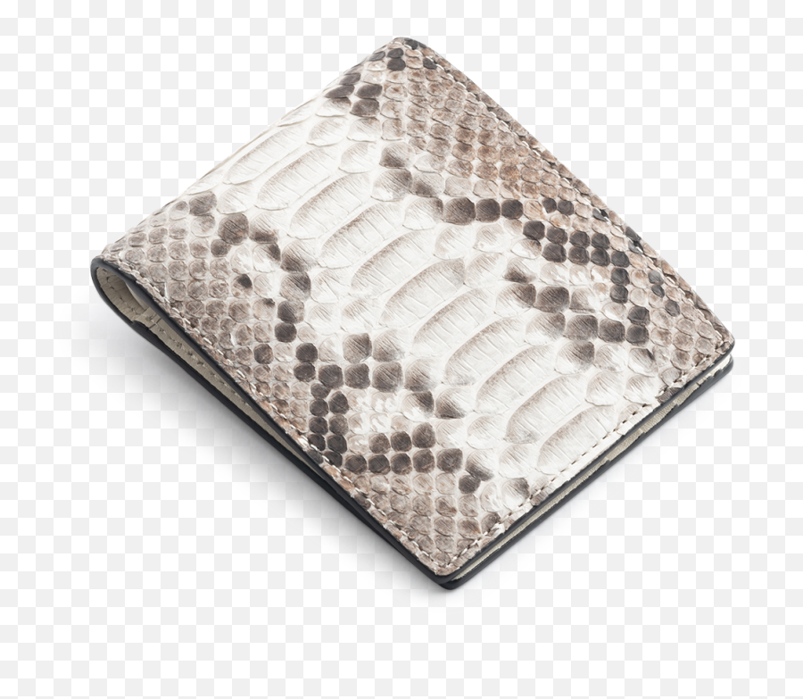 Rockertype Python Skin Bifold Wallet - White U2013 Macu0026lou Mat Png,Wallet Png