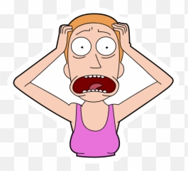 Morty Stickers Rick And Tattoo - Rick Et Morty Summer Smith Png,Rick Transparent